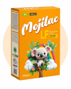 Mojilac LF lactose-free infant formula 200g for babies aged 0 to 6 months by Mouj Pharmaceuticals